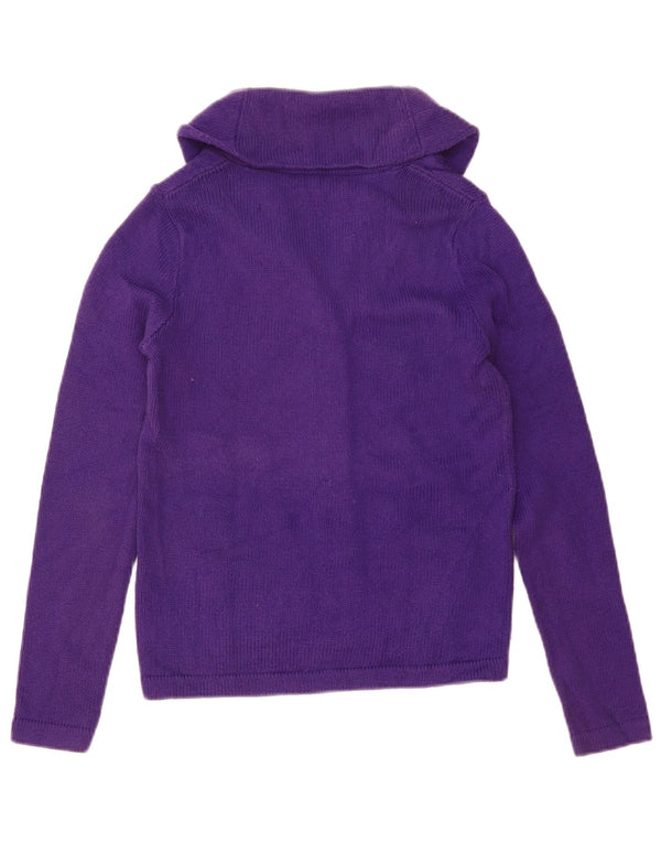 Sweter damski Ralph Lauren, UK 10, mały, fioletowy, bawełniany