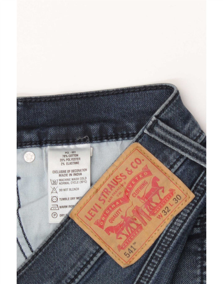 Męskie jeansy Levi's 541 Straight W32 L30 Niebieskie bawełniane