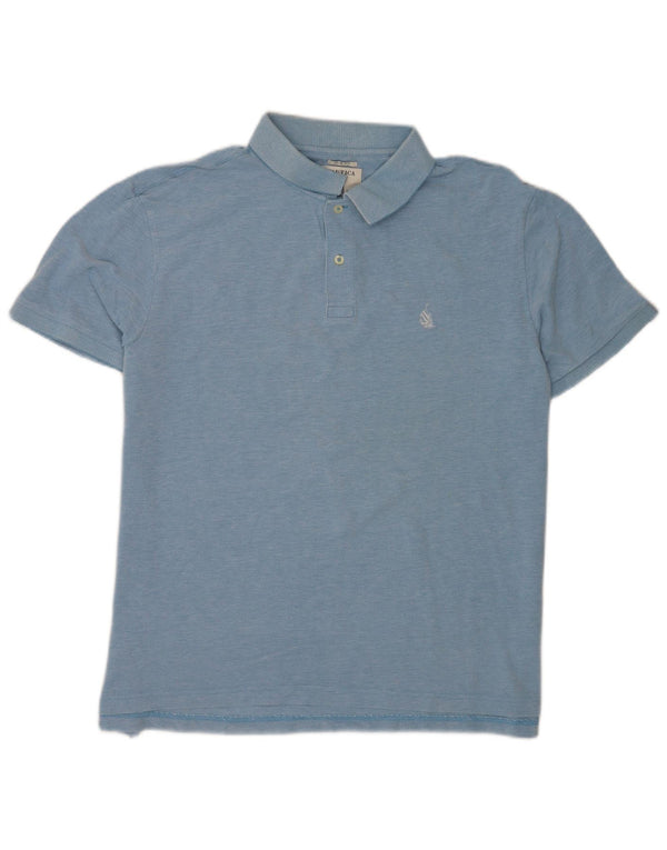 Męska koszulka polo slim fit Nautica XL, niebieska, bawełniana