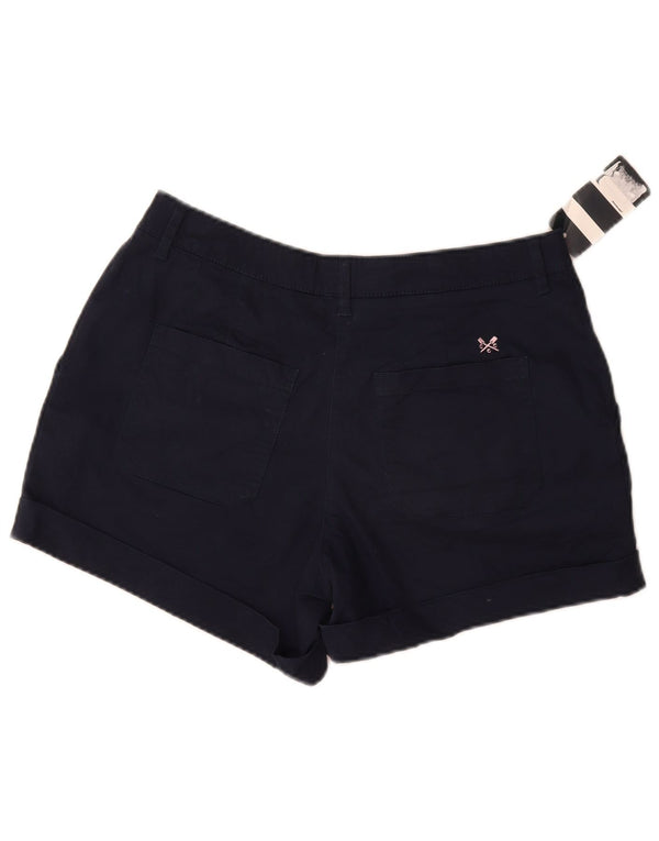 Damskie spodenki Chino Crew Clothing UK 12 Medium W30 Granatowa bawełna