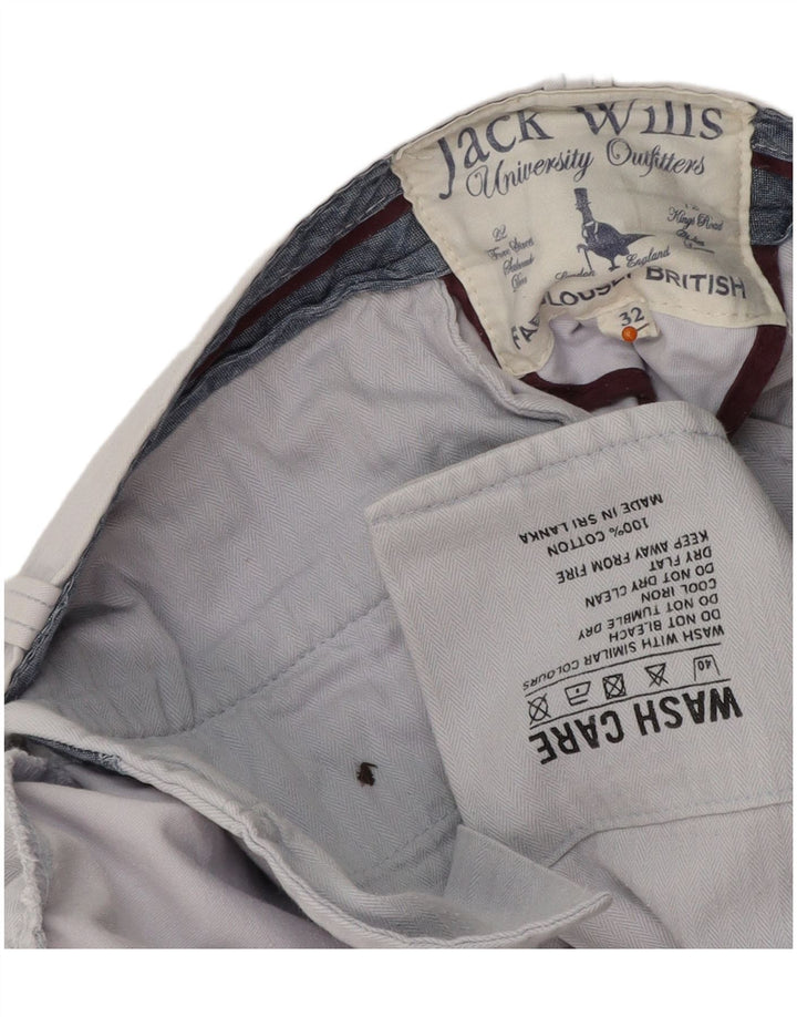Męskie spodenki Chino JACK WILLS W32 Średnioniebieskie, bawełniane