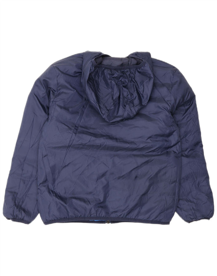 Eddie Bauer Chłopięca wyściełana kurtka z kapturem 10-11 lat, średni granat
