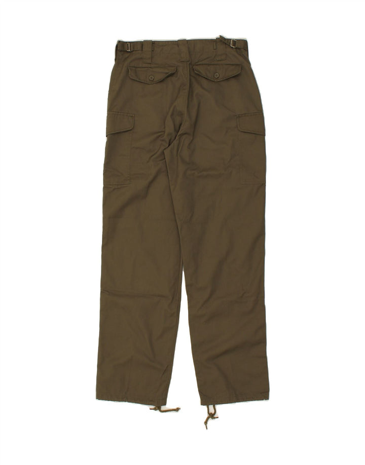 Męskie proste spodnie cargo VINTAGE W30 L30 Khaki