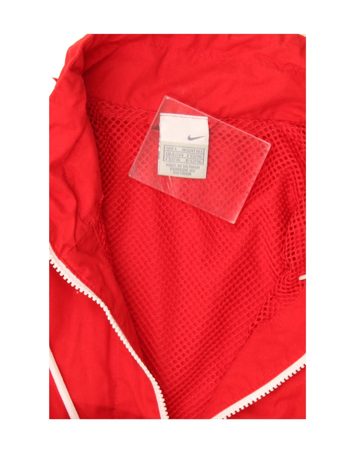 Męska kurtka przeciwdeszczowa Nike UK 42/44, duży czerwony blok kolorów