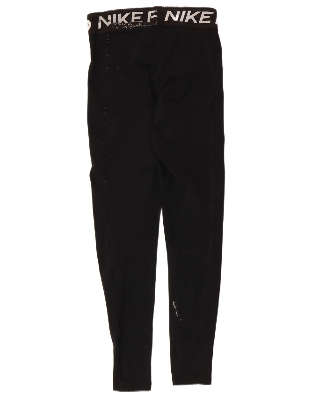 Damskie legginsy Nike Graphic UK 8, małe, czarne, poliestrowe