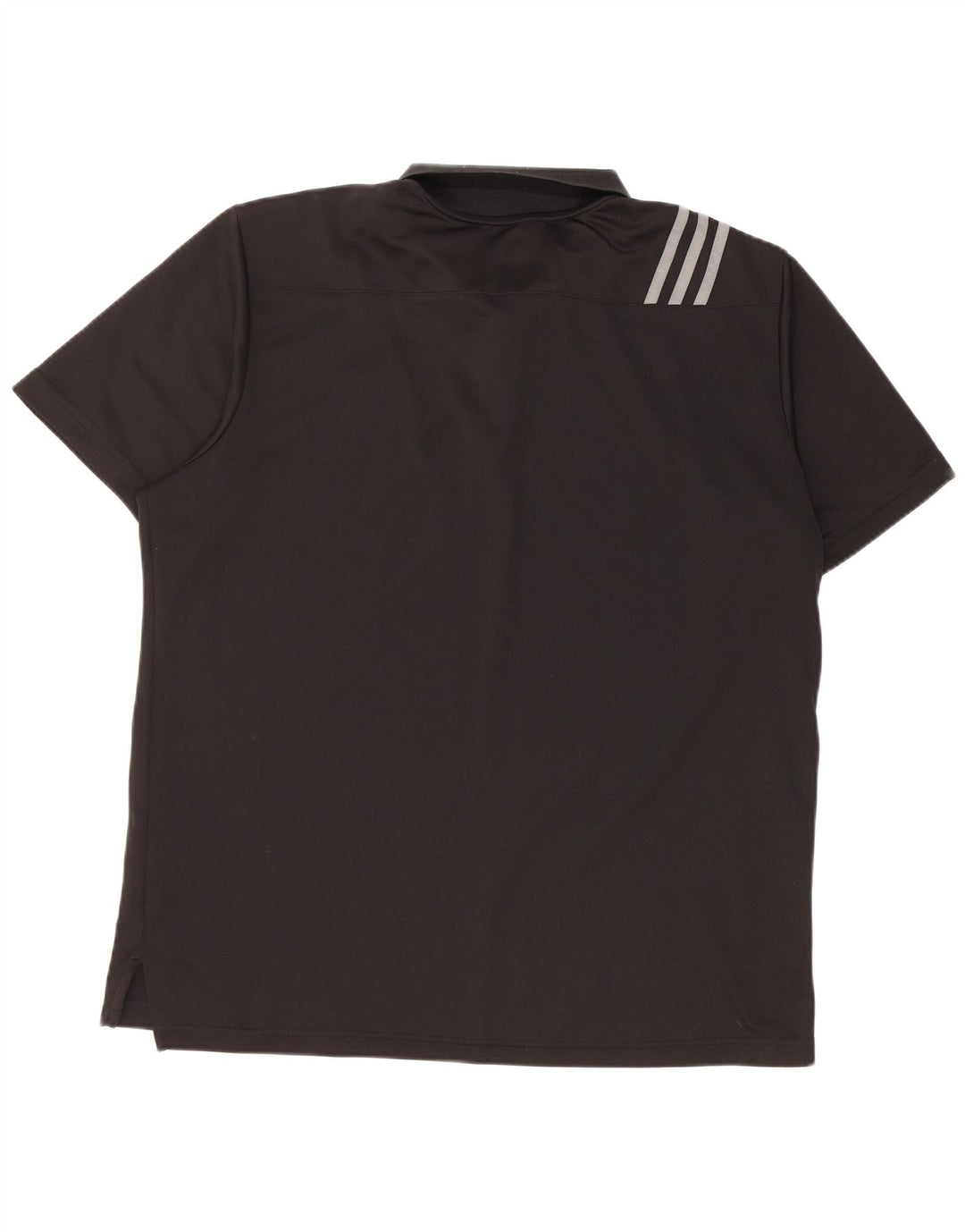 Męska koszulka polo do golfa Adidas, duża, czarna, z poliestru