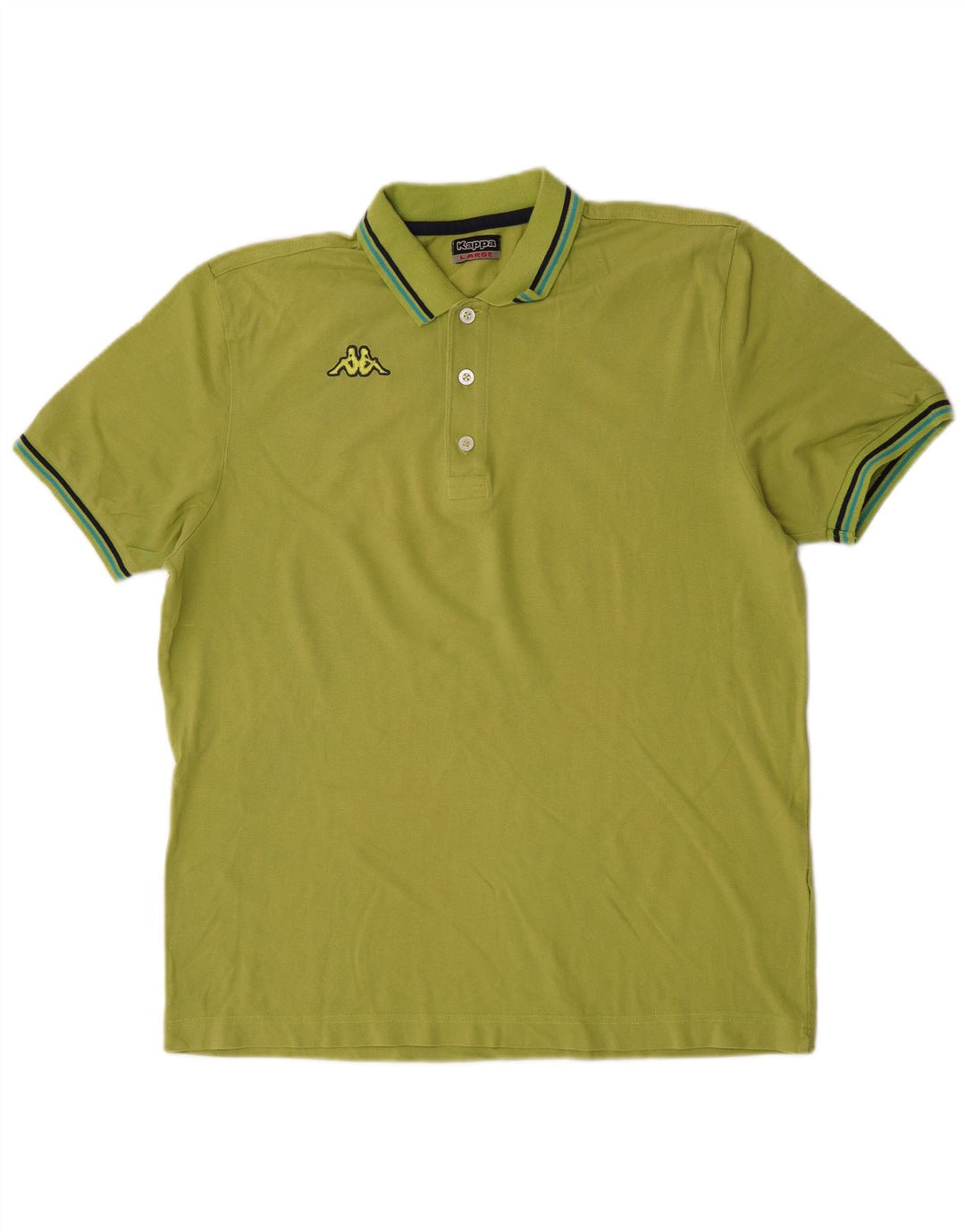 Męska koszulka polo Kappa, duża, zielona