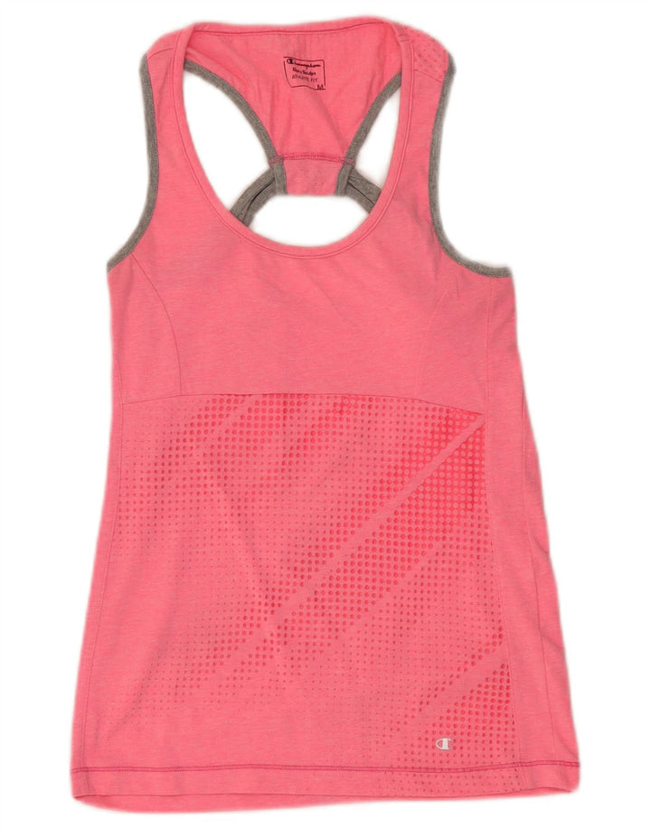 Damska kamizelka Champion Crop Top UK 12 Medium Pink Spotted