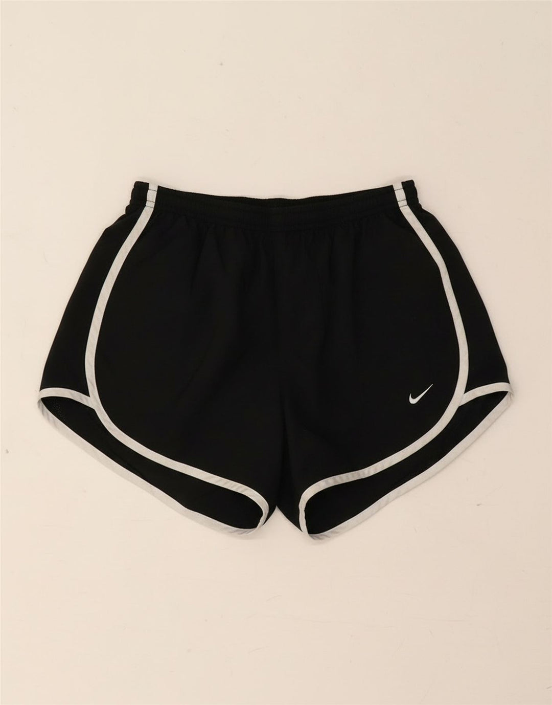 Damskie spodenki sportowe Nike Dri Fit UK 8, małe, czarne, poliestrowe