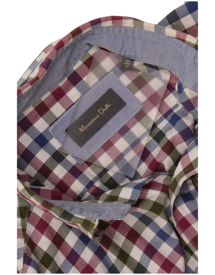 Koszula męska Massimo Dutti, średnia, wielokolorowa kratka