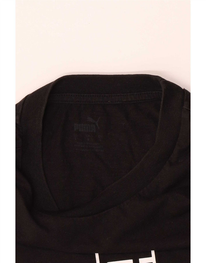 Męski T-shirt z grafiką Puma, duży, czarny
