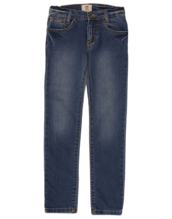Timberland Chłopięce dżinsy slim 7-8 lat W24 L24 Niebieska bawełna