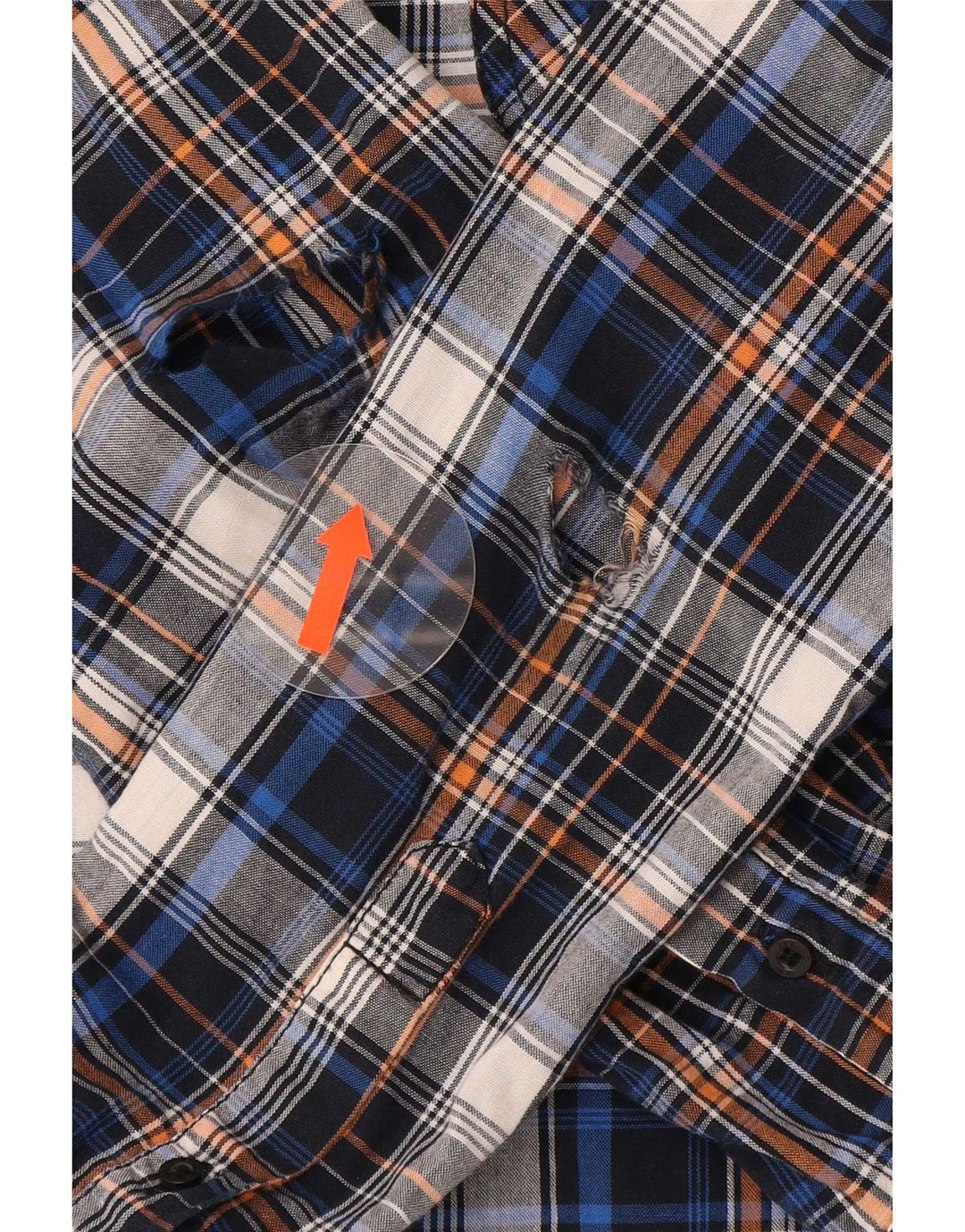 Męska koszula graficzna Jack & Jones w średnią niebieską kratę