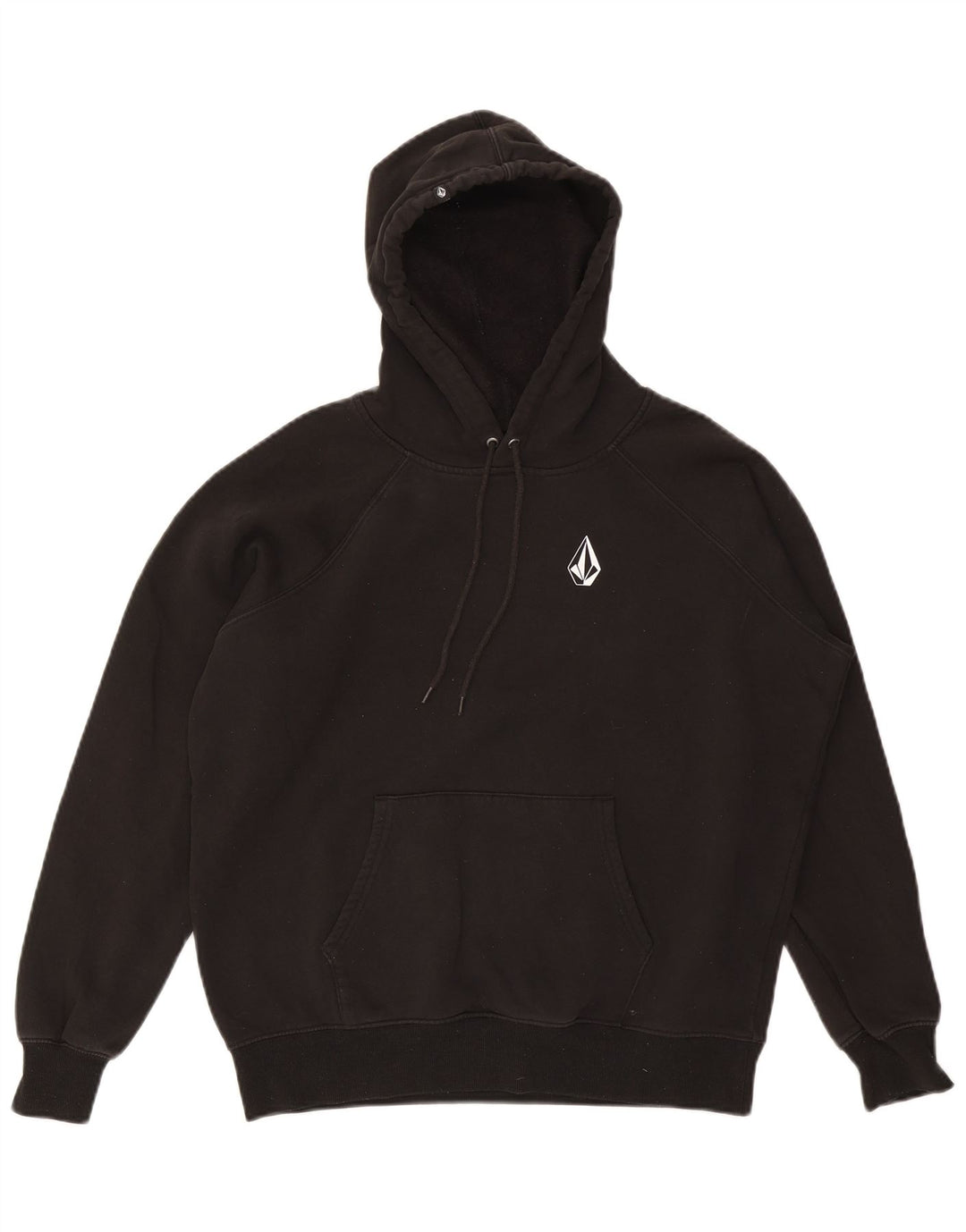 Damski sweter oversize z kapturem Volcom UK 10, mały, czarny, bawełniany