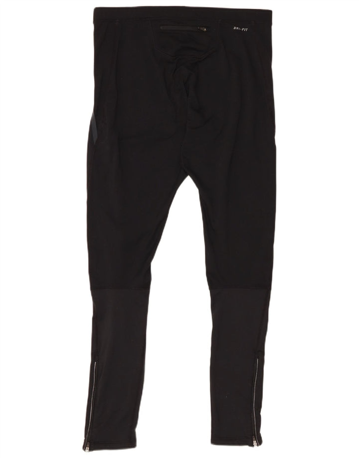 Damskie legginsy Nike Dri Fit UK 16, duże, czarne, poliestrowe