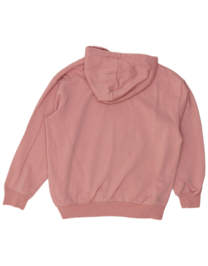 Męski sweter z kapturem Umbro z grafiką, średnio różowy, bawełniany