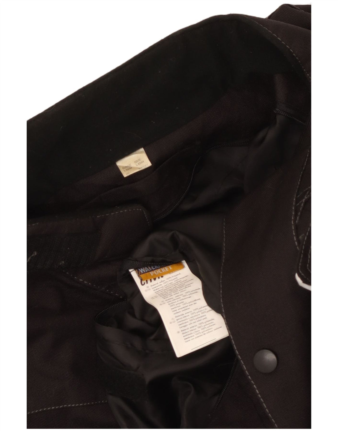 Męska kurtka wyścigowa Crivit UK 40, duża, czarna, poliamidowa