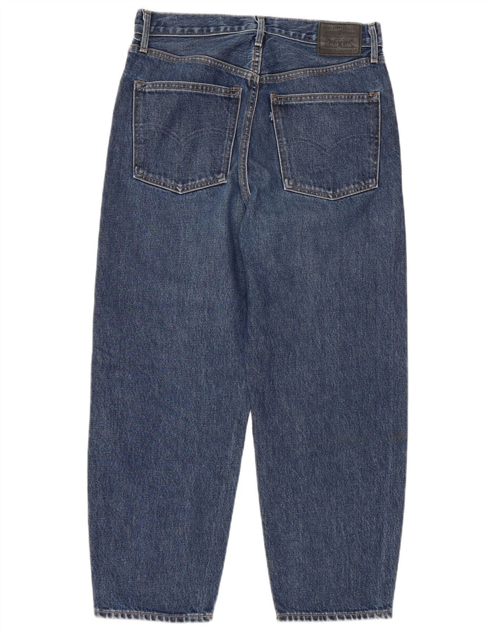 Damskie jeansy Levi's Barrel z wysokim stanem W26 L25 Niebieska bawełna