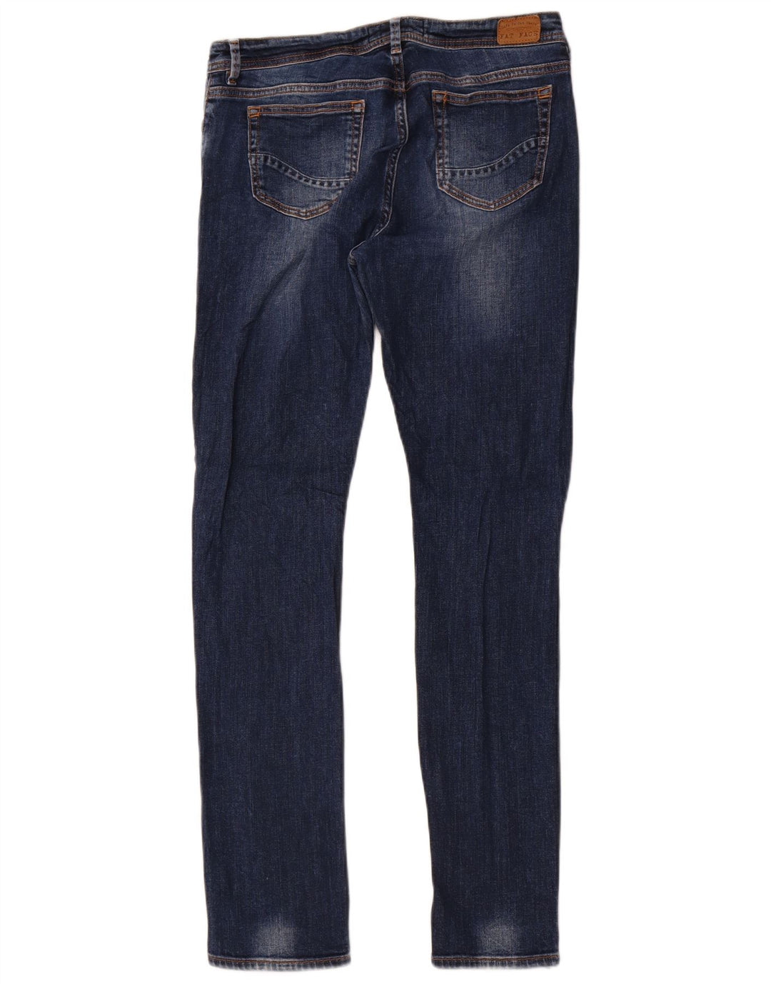 Damskie jeansy slim Fat Face UK 12 Medium W30 L30 Niebieskie