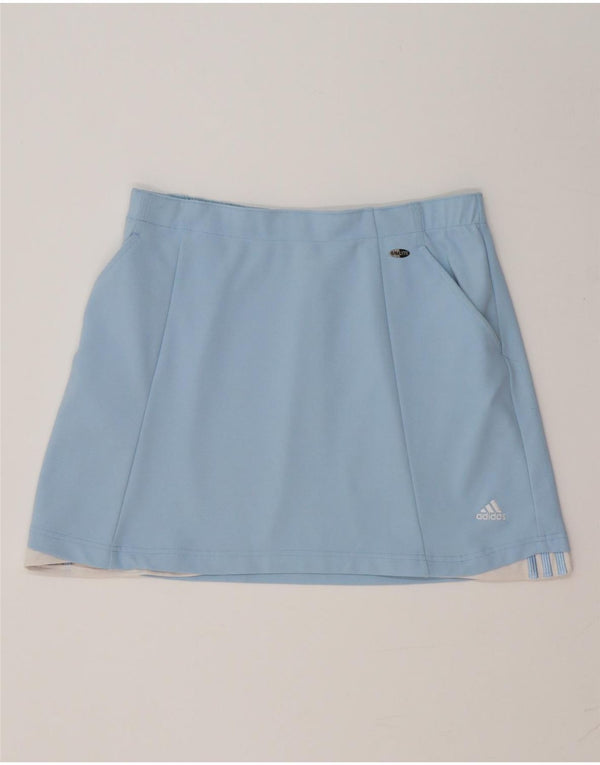 Adidas Womens Climalite Tennis Skirt UK 16 Large  Blue Polyester