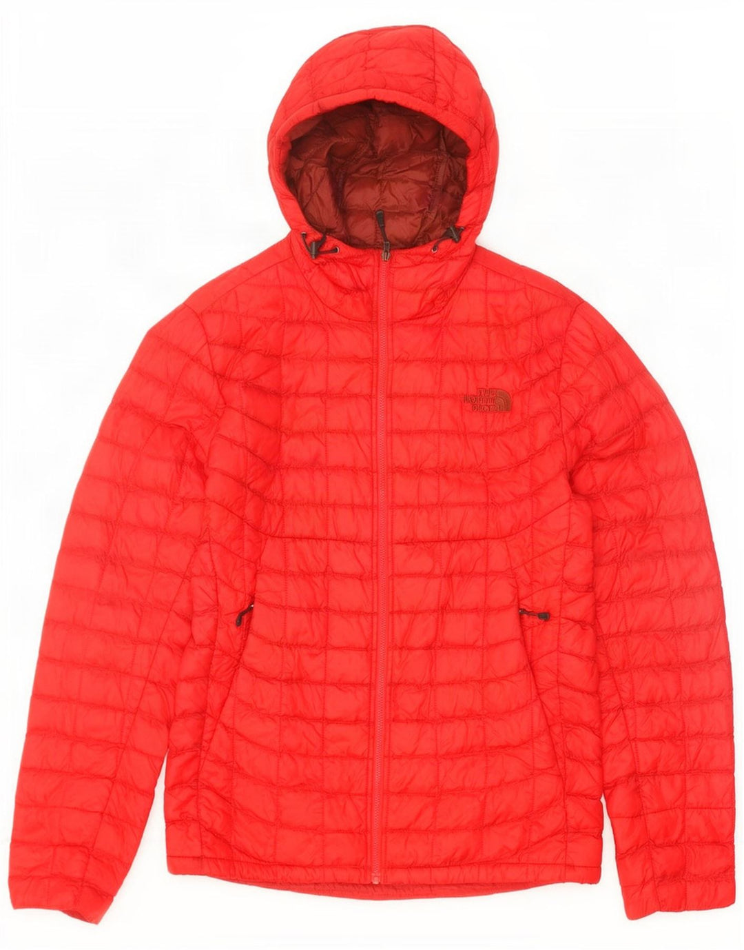Męska wyściełana kurtka z kapturem The North Face UK 36 Small Red Nylon