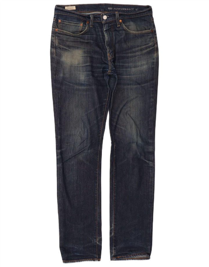 Męskie jeansy Levi's 511 Slim W34 L34 Niebieska bawełna