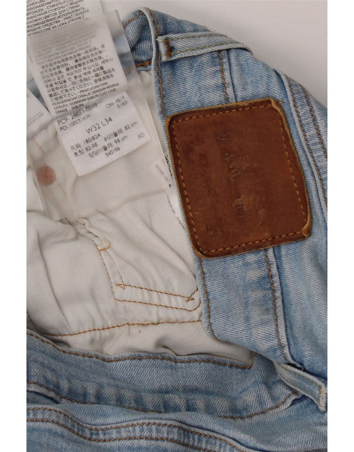 Męskie jeansy Levi's 511 Slim W32 L34 Niebieska bawełna