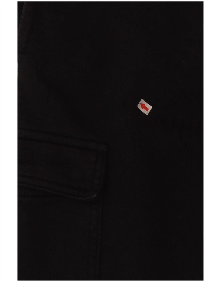 Męskie spodnie dresowe Nike Cargo, małe, czarne, bawełniane