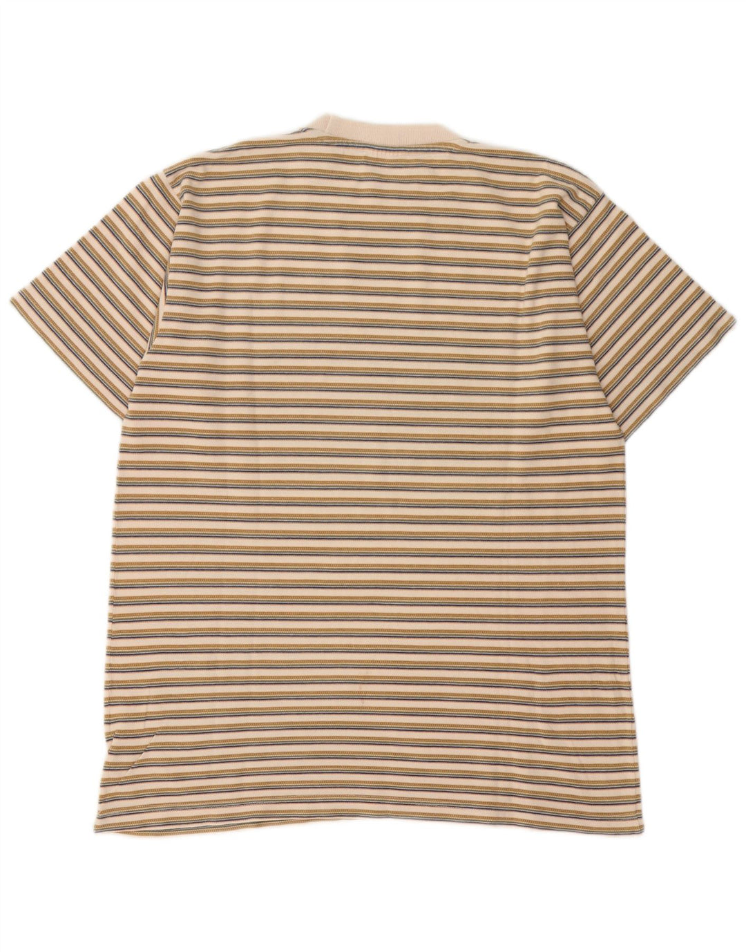 T-shirt męski Lee, duży, beżowy, bawełniany w paski