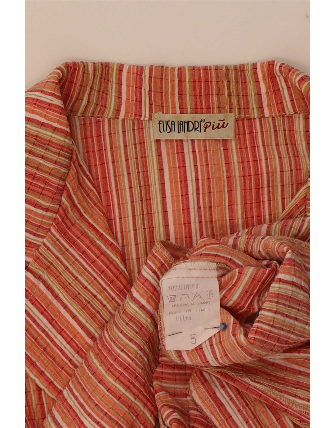 Elisa Landri Damska marynarka oversize zapinana na 3 guziki, UK 18 XL, wielokolorowa