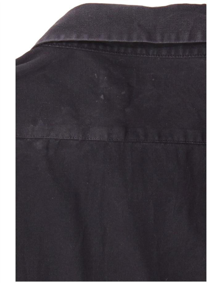 Koszula męska CALVIN KLEIN JEANS, średnia, granatowa, bawełniana