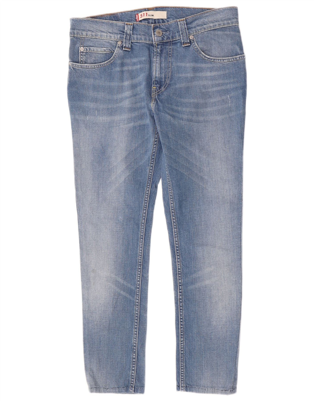 Damskie jeansy Levi's 511 Slim W32 L26 Niebieska bawełna