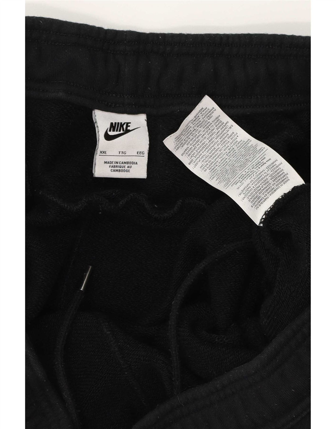 Męskie spodnie dresowe Nike Joggers 2XL Czarna bawełna