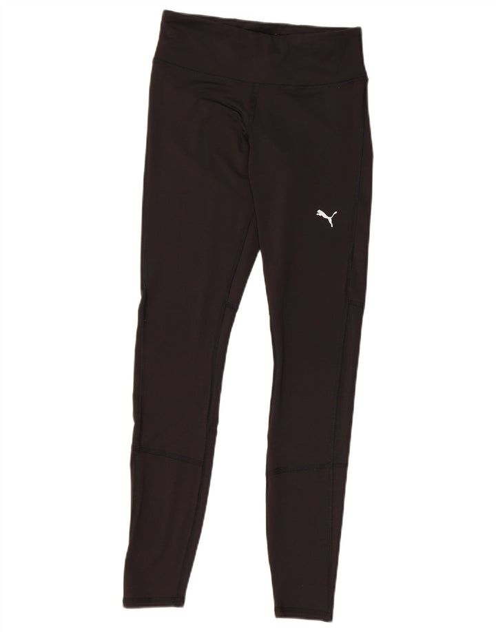 Damskie legginsy PUMA UK 4 XS, czarny poliester