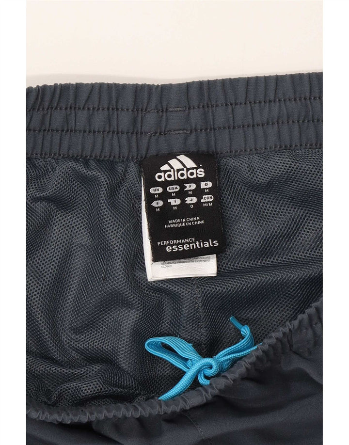 Męskie spodnie dresowe Adidas, średnioszare, poliestrowe, sportowe