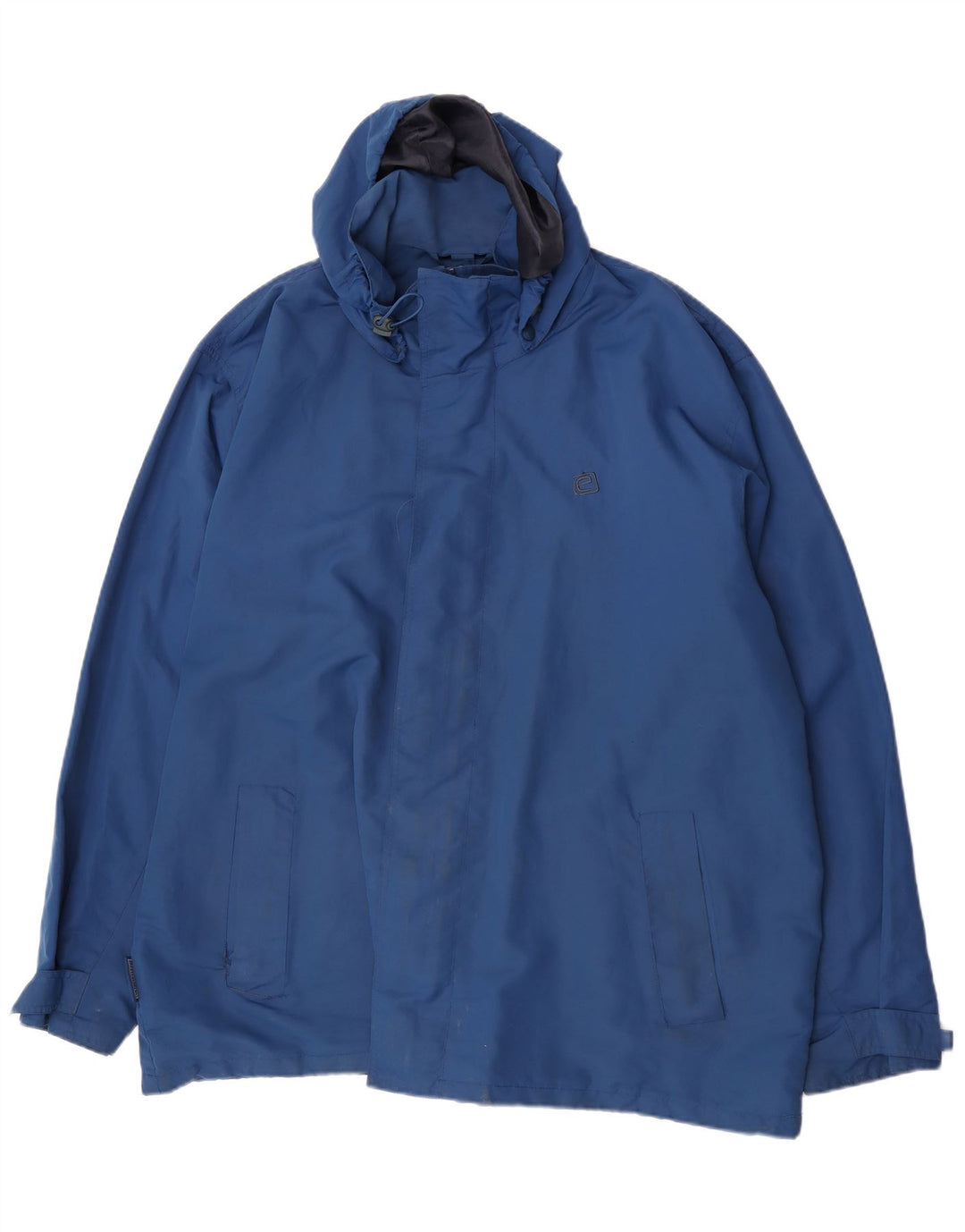 Męska kurtka przeciwdeszczowa z kapturem Mountain Essentials UK 46 3XL Niebieski nylon