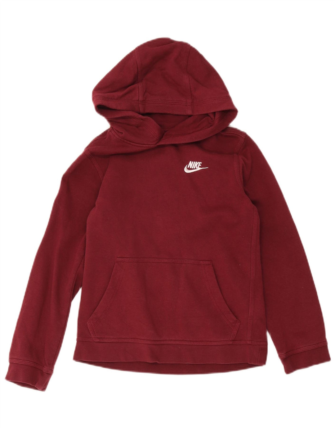 Chłopięcy sweter z kapturem Nike 10-11 lat, średni bordowy, bawełniany