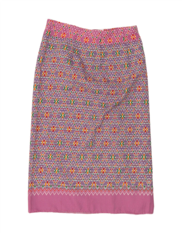 VINTAGE Womens Maxi Skirt W34 Large Multicoloured Geometric Vintage Vintage and Second-Hand Vintage from Messina Hembry 