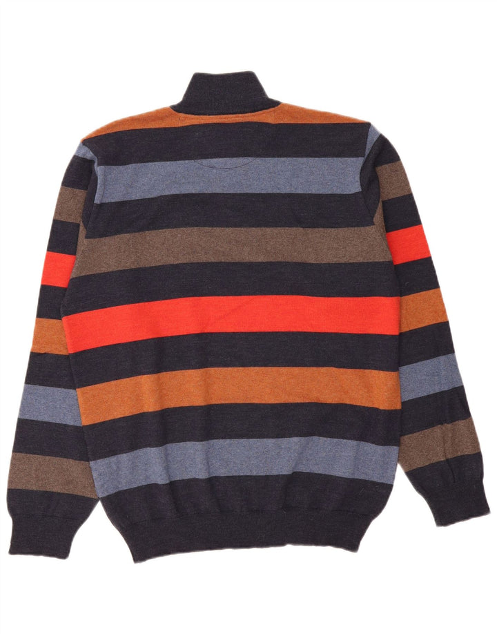 Męski sweter Paul & Shark Yachting z zamkiem błyskawicznym, duży, wielokolorowy