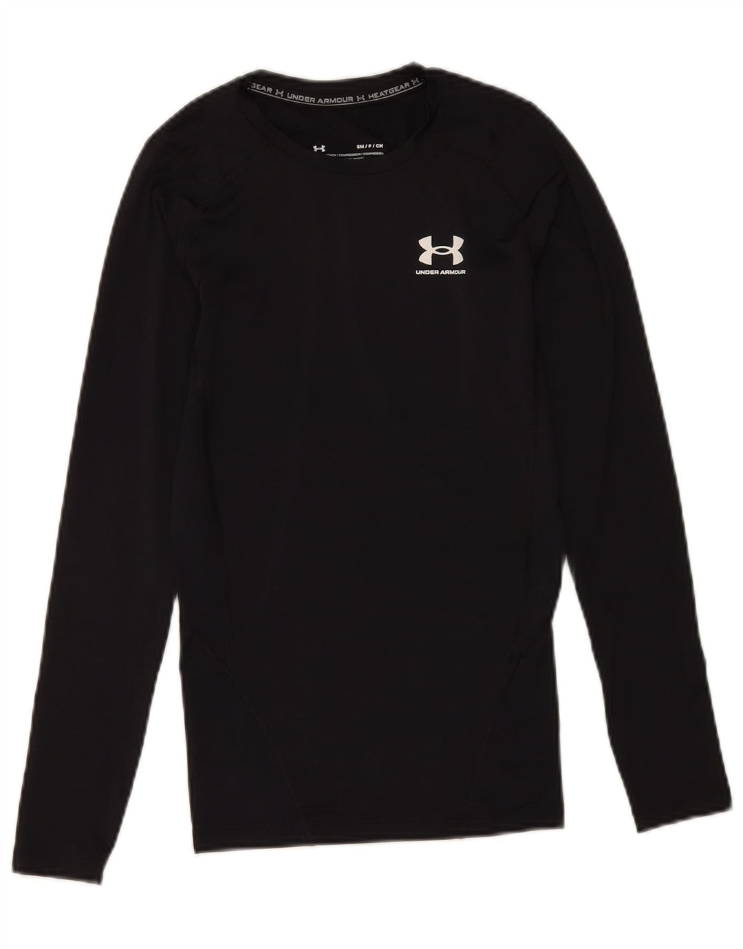 Damski top Under Armour Heat Gear z długim rękawem, UK 10, mały, czarny poliester
