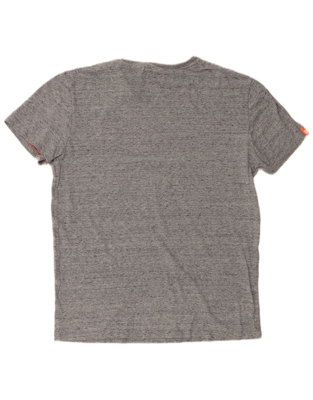 Męski T-shirt Superdry, duży, szary, bawełniany w plamki