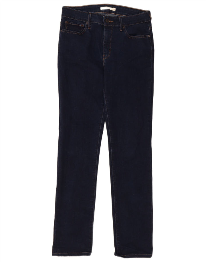 Damskie jeansy Levi's 712 Slim W29 L32 Granatowa bawełna