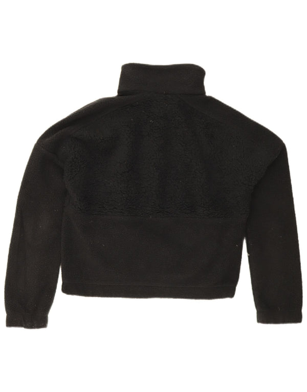 Damski sweter oversize z zamkiem błyskawicznym i polarem Columbia UK 6 XS, czarny poliester