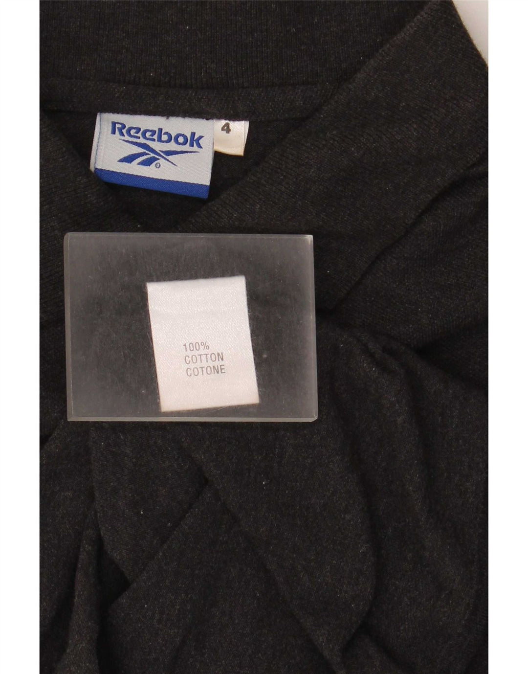 Męska koszulka polo Reebok, duża, czarna, bawełniana