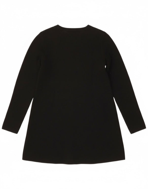 Damski sweter z długim rękawem Zara z dekoltem w łódkę UK 10 Small Black Wiskoza