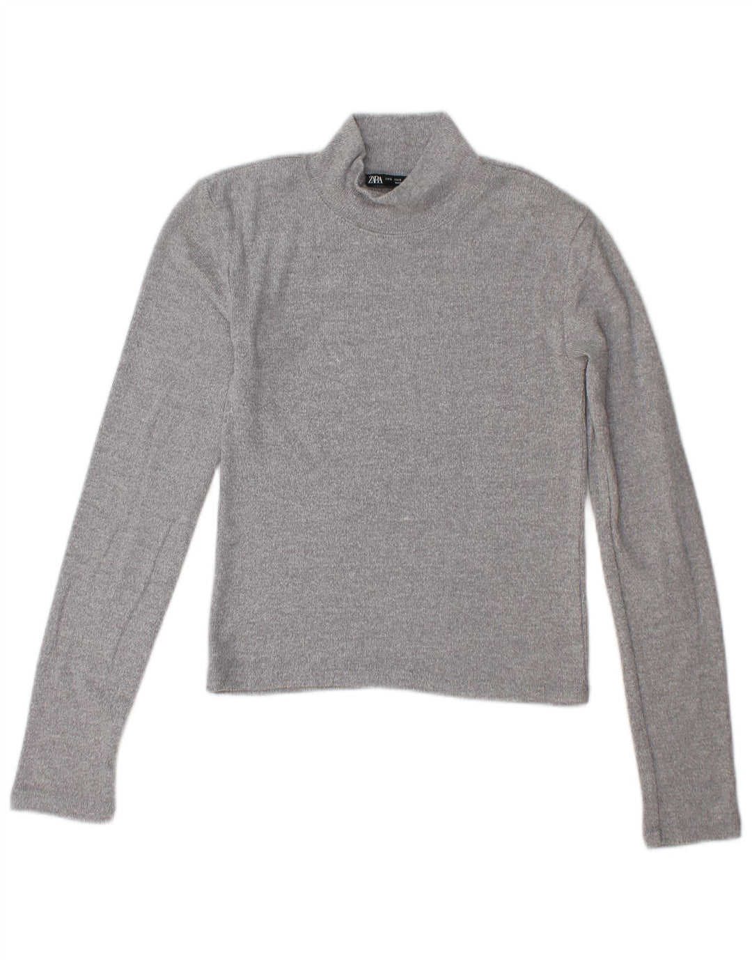Sweter damski Zara z golfem UK 10 Small Grey