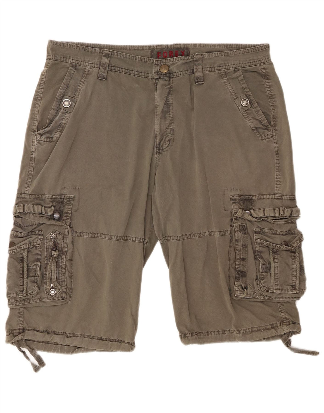 Męskie spodenki cargo FOREX W38 XL, bawełna khaki