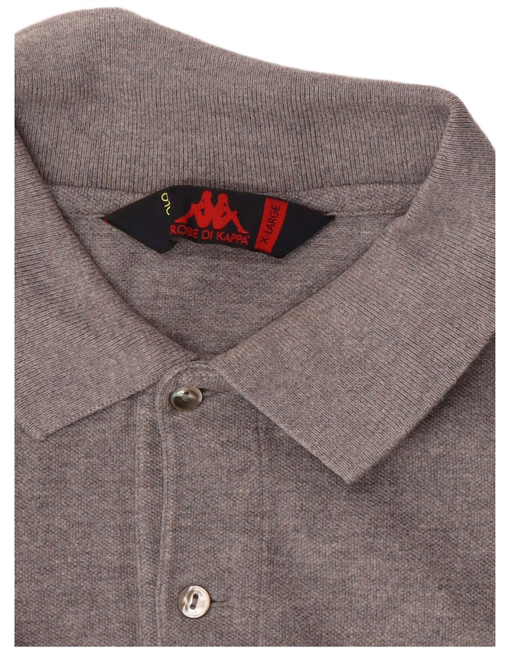Męska koszulka polo Kappa XL, szara