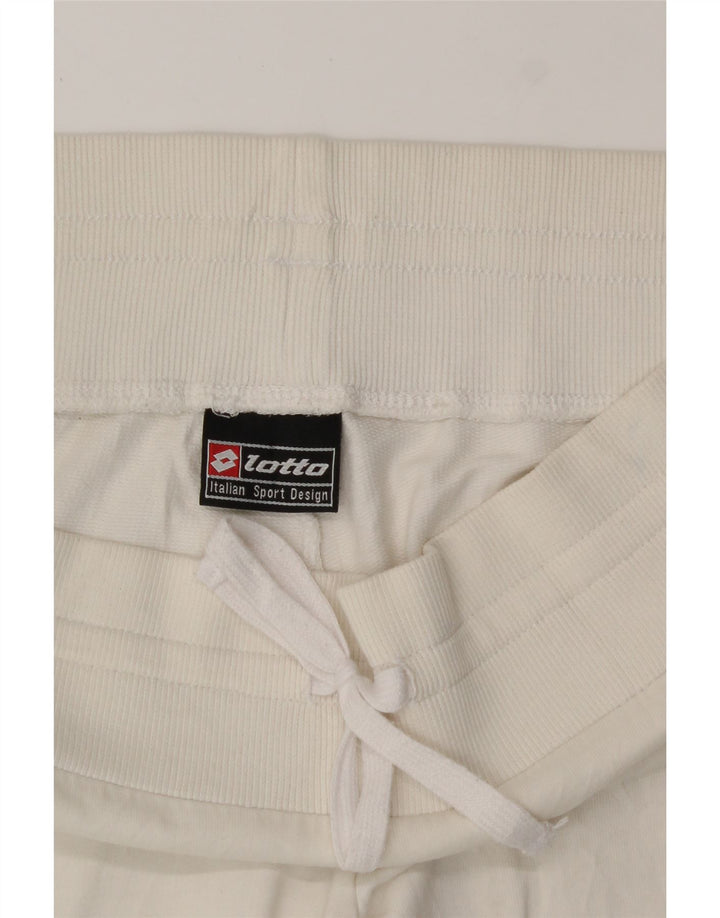 LOTTO Womens Sport Shorts UK 16Large  White Vintage Lotto and Second-Hand Lotto from Messina Hembry 