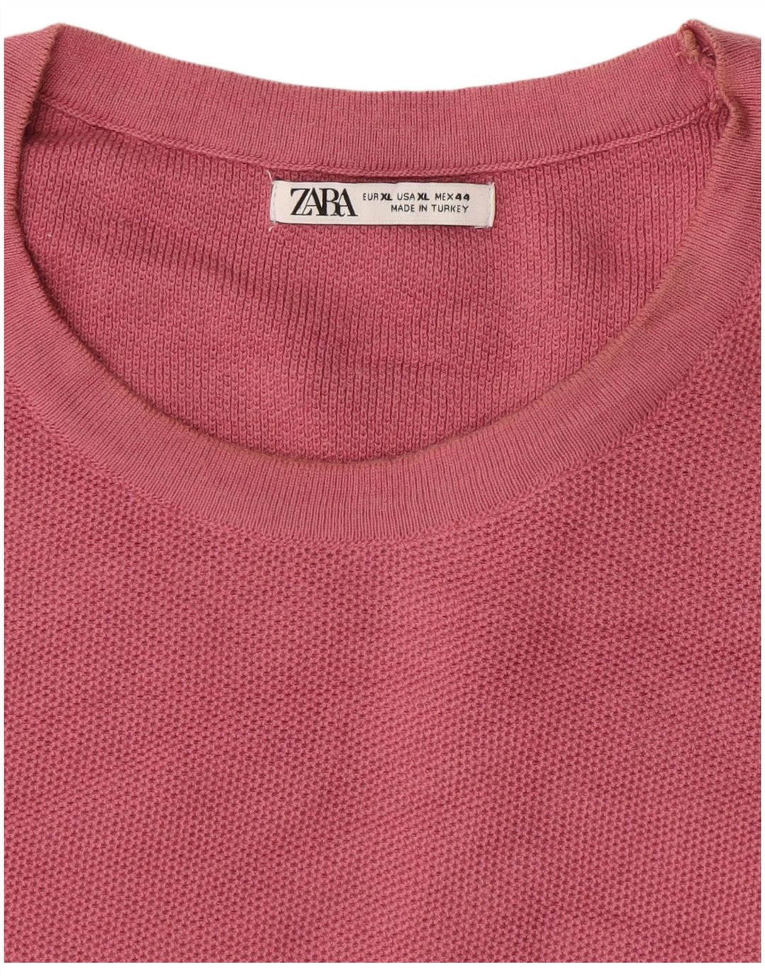 Męska koszulka T-shirt Zara XL, różowa